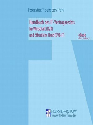 cover image of Handbuch des IT-Vertragsrechts